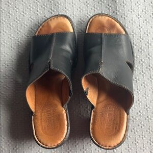 Women’s Born Black Leather Sandals